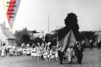 Oslava otevření škol - Osečná - 1.9.1945